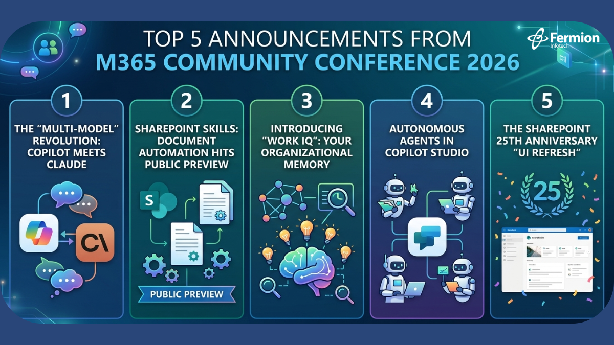 Top 5 Announcements from M365 Community Conference 2026